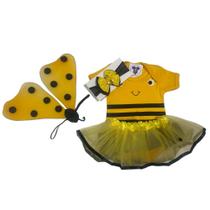 Body Bebe Abelha + Laço + Saia de Tule+ ASA Temático Mesversário