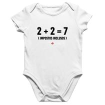 Body Bebê Algodão 2 + 2 = 7 (Impostos Inclusos) - Foca na Moda Body Bebê Algodão 2 + 2 = 7 (Impostos Inclusos) - Foca na Moda