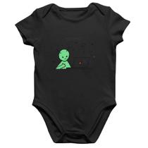 Body Bebê Algodão Alien Hello World! - Foca na Moda Body Bebê Algodão Alien Hello World! - Foca na Moda