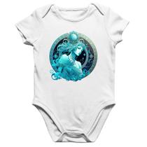 Body Bebê Algodão Aquário Sígno - Foca na Moda
