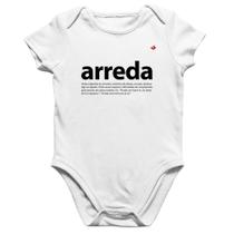 Body Bebê Algodão arreda - Foca na Moda