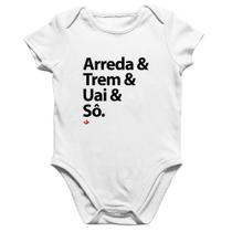 Body Bebê Algodão Arreda & Trem & Uai & Sô - Foca na Moda Body Bebê Algodão Arreda & Trem & Uai & Sô - Foca na Moda
