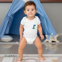 Body Bebê Algodão Bodie Macacão Recém Nascido Dinossauro