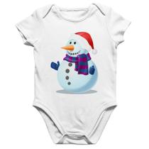 Body Bebê Algodão Boneco de neve - Foca na Moda Body Bebê Algodão Boneco de neve - Foca na Moda