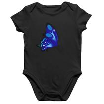 Body Bebê Algodão Borboleta Azul - Foca na Moda