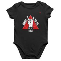 Body Bebê Algodão Born to be Uai Rock - Foca na Moda