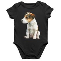 Body Bebê Algodão Cachorro Jack Russell Terrier - Foca na Moda Body Bebê Algodão Cachorro Jack Russell Terrier - Foca na Moda