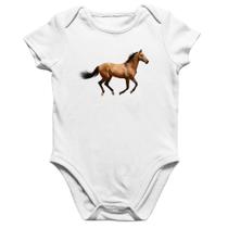 Body Bebê Algodão Cavalo Correndo - Foca na Moda