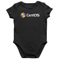 Body Bebê Algodão CentOS Linux Logo - Foca na Moda