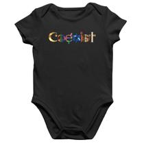 Body Bebê Algodão Coexistência Pacífica - Foca na Moda Body Bebê Algodão Coexistência Pacífica - Foca na Moda