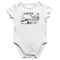 Body Bebê Algodão Coffee - Foca na Moda