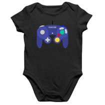 Body Bebê Algodão Controle Retrô Vídeo Game Gamepad - Foca na Moda