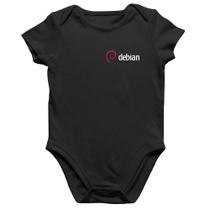 Body Bebê Algodão Debian Linux - Foca na Moda Body Bebê Algodão Debian Linux - Foca na Moda