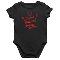 Body Bebê Algodão Drama Queen - Foca na Moda