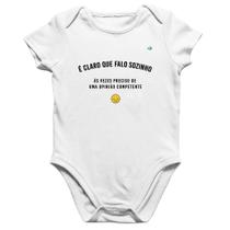 Body Bebê Algodão É claro que falo sozinho, as vezes preciso de uma opinião competente - Foca na Moda Body Bebê Algodão É claro que falo sozinho, as vezes preciso de uma opinião competente - Foca na Moda