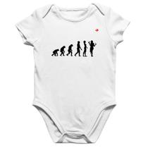 Body Bebê Algodão Evolução da Cabeleireira - Foca na Moda