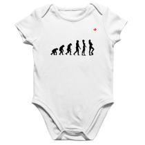 Body Bebê Algodão Evolução da Futebolista - Foca na Moda