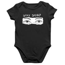 Body Bebê Algodão Eyes Stay Sharp - Foca na Moda Body Bebê Algodão Eyes Stay Sharp - Foca na Moda