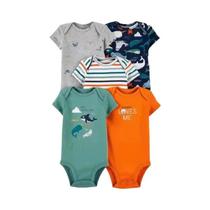 Body Bebê Algodão Floral - Macacão Infantil para Meninas (6-24 Meses)