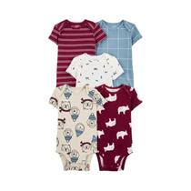 Body Bebê Algodão Floral - Macacão Infantil para Meninas (6-24 Meses)