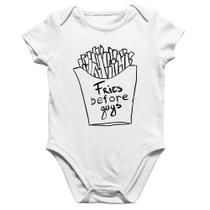 Body Bebê Algodão Fries Before Guys - Foca na Moda