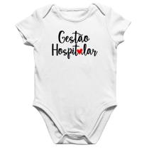Body Bebê Algodão Gestão hospitalar por amor - Foca na Moda