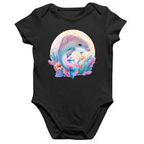 Body Bebê Algodão Golfinho Fofo - Foca na Moda