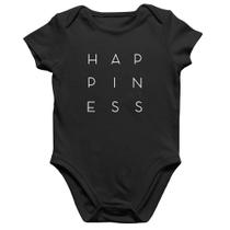 Body Bebê Algodão Happiness - Foca na Moda