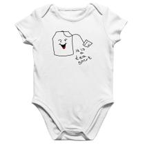 Body Bebê Algodão Its A Tea Shirt - Foca na Moda Body Bebê Algodão Its A Tea Shirt - Foca na Moda