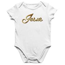Body Bebê Algodão Jesus - Foca na Moda