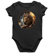 Body Bebê Algodão Leão Sígno - Foca na Moda Body Bebê Algodão Leão Sígno - Foca na Moda