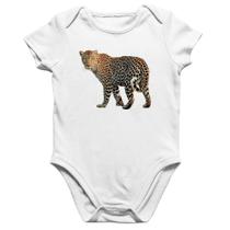 Body Bebê Algodão Leopardo - Foca na Moda
