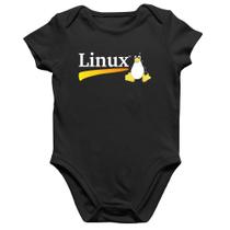 Body Bebê Algodão Linux - Foca na Moda