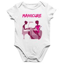 Body Bebê Algodão Manicure - Foca na Moda