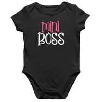 Body Bebê Algodão Mini Boss - Foca na Moda