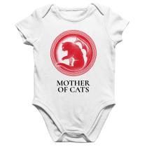 Body Bebê Algodão Mother of Cats - Foca na Moda