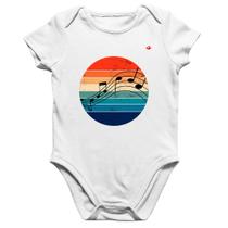 Body Bebê Algodão Música Vintage Sunset - Foca na Moda