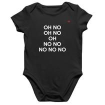 Body Bebê Algodão OH NO! - Foca na Moda