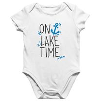 Body Bebê Algodão On Lake Time - Foca na Moda Body Bebê Algodão On Lake Time - Foca na Moda