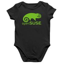 Body Bebê Algodão openSUSE Linux Logo - Foca na Moda