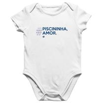 Body Bebê Algodão Piscininha amor - Foca na Moda