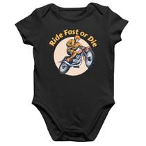 Body Bebê Algodão Ride Fast Or Die - Foca na Moda Body Bebê Algodão Ride Fast Or Die - Foca na Moda
