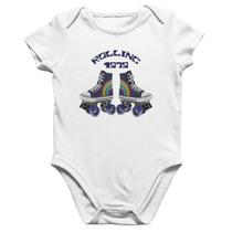 Body Bebê Algodão Rolling 1979 - Foca na Moda
