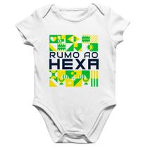 Body Bebê Algodão Rumo ao Hexa - Foca na Moda Body Bebê Algodão Rumo ao Hexa - Foca na Moda