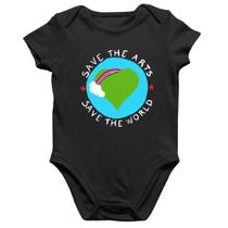 Body Bebê Algodão Save The Arts Save The World - Foca na Moda