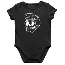 Body Bebê Algodão Skull Skeleton - Foca na Moda Body Bebê Algodão Skull Skeleton - Foca na Moda