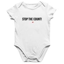 Body Bebê Algodão Stop the Count - Foca na Moda Body Bebê Algodão Stop the Count - Foca na Moda