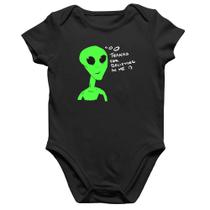 Body Bebê Algodão Thank's For Believing In Me Alien - Foca na Moda