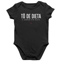 Body Bebê Algodão Tô de dieta, é verdade esse bilete - Foca na Moda Body Bebê Algodão Tô de dieta, é verdade esse bilete - Foca na Moda