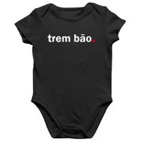 Body Bebê Algodão Trem bão - Foca na Moda